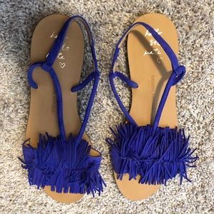 Banana Republic fringe sandals